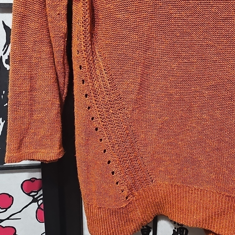 Anthropologie Orange Sweater Size Small‎ - Picture 4 of 8